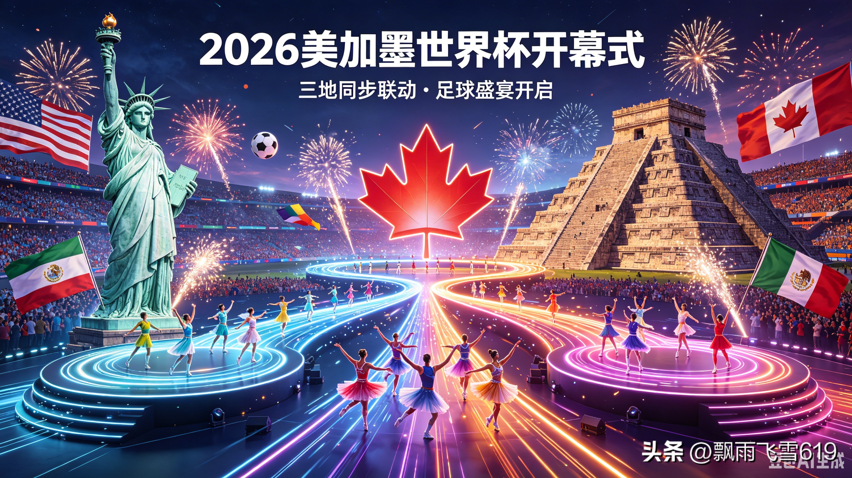 world cup 2026_2026美加墨世界杯开幕式预测_美加墨三国联办世界杯开幕式特色