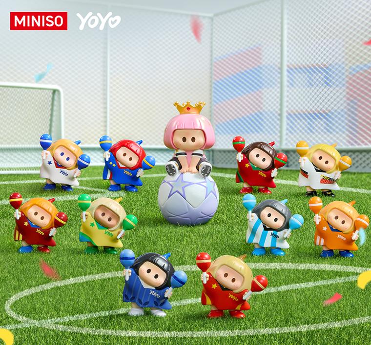 世界杯主题盲盒_world cup 2026_名创优品YOYO SURE WIN稳稳赢系列手办盲盒